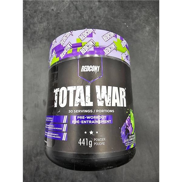 Redcon1 Total War Pre-Workout Powder 441g – Sour Gummy Bear Flavor