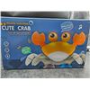 Image 2 : Electric Induction Cute Crab Toy with Light and Sound