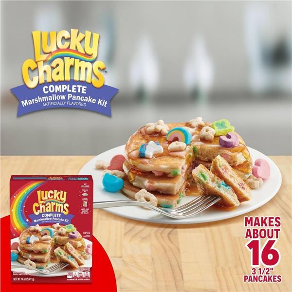 Lucky Charms Complete Marshmallow Pancake Kit 14.5 oz (411g)