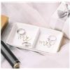 Image 1 : Xugoox Mr. and Mrs. Ceramic Ring Dish Jewelry Holder Plates
