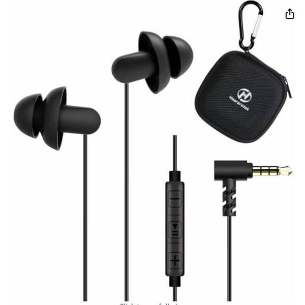 Hearprotek Wired Sleep Earphones Model SED4 with Comfort Sound