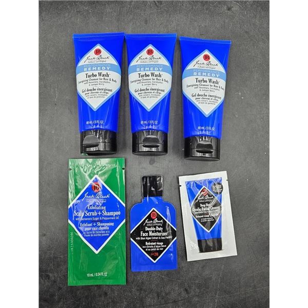 Jack Black Skincare and Grooming Assortment with Various Products
