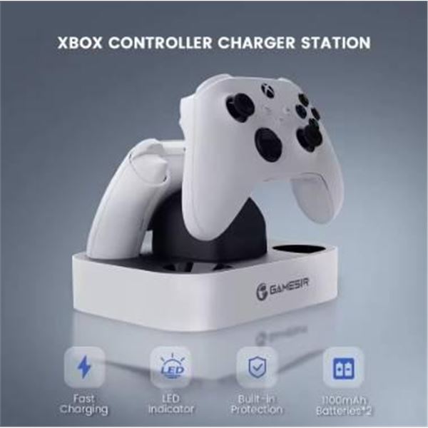 GameSir XB Charging Dock for Xbox Controllers, Dual Slot Model