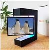 Image 1 : E Shape Magnetic Floating Picture Frame with LED Lights