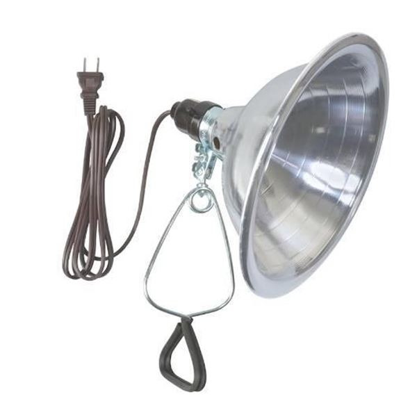 Woods CL-150 Clamp Lamp with 8.5-Inch Reflector and On/Off Switch