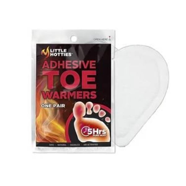 Little Hotties Adhesive Toe Warmers, 30 Units, 5 Hours Duration