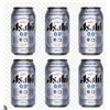 Image 1 : Asahi Dry 0.0% Non-Alcoholic Beer 6-Can Pack 350ml Each