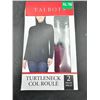 Image 1 : Talbots Women’s Turtleneck Set, 2 Pieces, Size XL/TG, Black and Gray