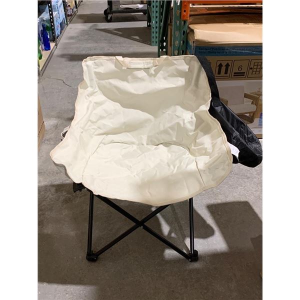 Folding Camping Chair with Carry Bag and Mesh Side Pocket