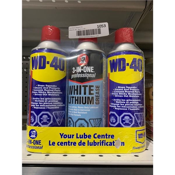 WD-40 Professional White Lithium Grease and Multi-Purpose Lubricant Set