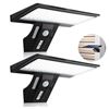 Image 1 : JESLED Solar Flood Lights Outdoor Motion Sensor Solar Powered Exterior Wall Security Light (2Pack)