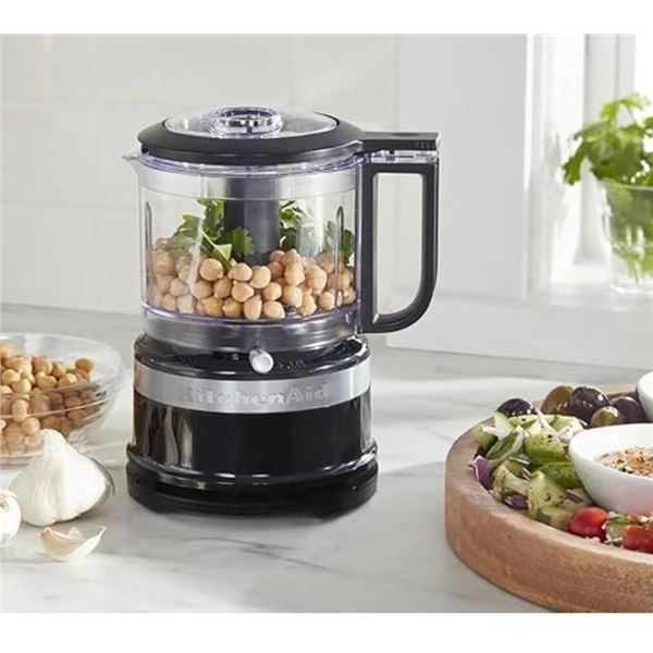 KitchenAid KFC3516OB 3.5 Cup Mini Food Processor, Onyx Black