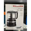 Image 2 : KitchenAid KFC3516OB 3.5 Cup Mini Food Processor, Onyx Black