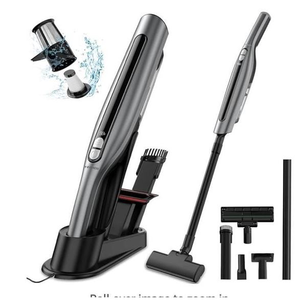 Yeahco Wireless Handheld Vacuum Cleaner with Multiple Attachments