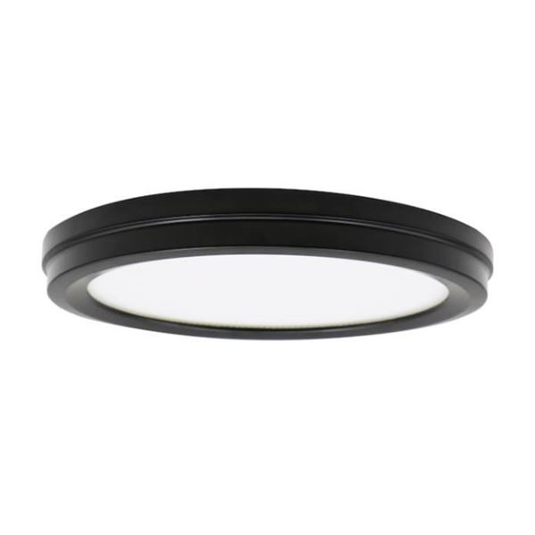 Landon & Co. 2-Pack 14-in LED Matte Black Flush Mount Ceiling