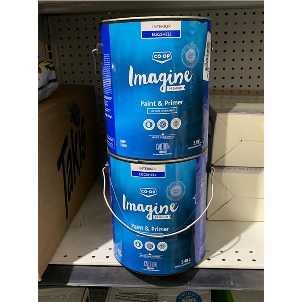 Co-op Imagine Premium Interior Eggshell Paint & Primer, 3.49 L x 2