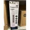 Image 2 : USB Tower Fan with Light and 2-Speed Settings