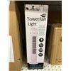 Image 2 : USB Tower Fan with Light and 2-Speed Settings
