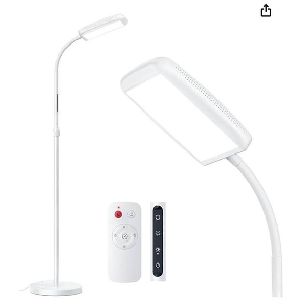 MediAcous Light Therapy Lamp 10000 Lux, Sun light Lamp UV-Free with 5 Color Temperature & 5 Brightne