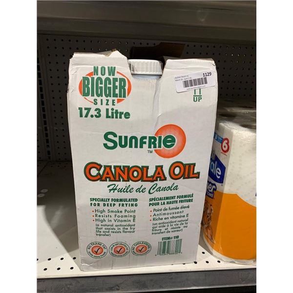 Sunfrie Canola Oil 17.3 L