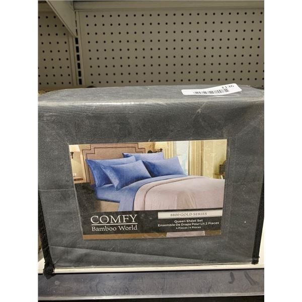 Comfy Bamboo World 8800 Cold Series Queen Sheet Set