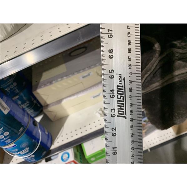 Johnson Level Aluminum Measuring Ruler / Stright Edge , 72-Inch Length