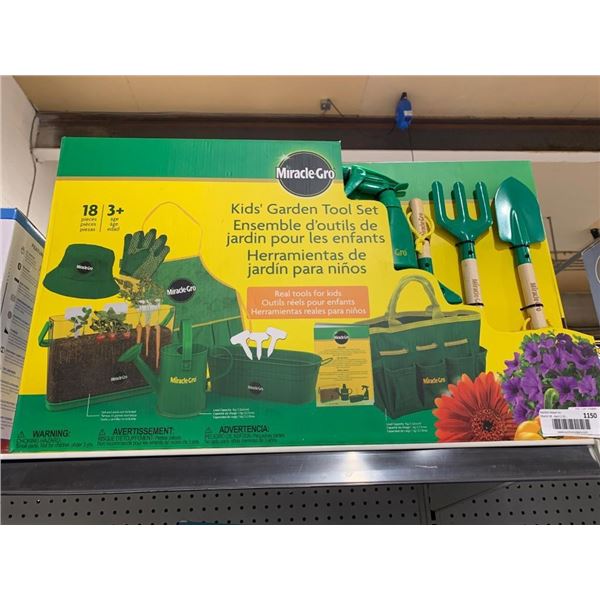 Miracle-Gro Kids’ Garden Tool Set with 18 Pieces