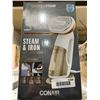 Image 2 : Conair ExtremeSteam Steam and Iron 2-In-1 Turbo Handheld Steamer