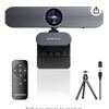 Image 1 : DEPSTECH 4K Webcam with Remote Control, Ultra HD Sony Sensor Webcam with Microphones, Noise-Cancelin