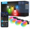 Image 1 : Govee Smart Outdoor String Lights H7021, RGBIC Warm White 96ft (2 Ropes of 48ft) LED Bulbs, WiFi Pat