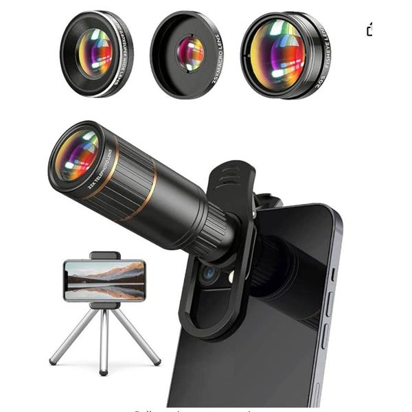 COSULAN Phone Camera Lens Kit 4 in 1, Attachment Lens for SmartPhone