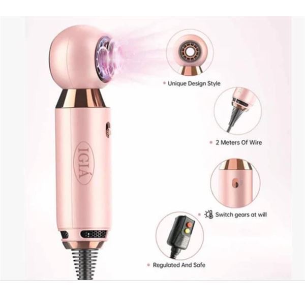 Igia Cyclone Sonic Hair Dryer With Anti-Frizz Protection