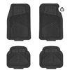 Image 1 : Amazon Basics Heavy Duty PVC Faux Rubber Floor Mats, 4-Piece Set