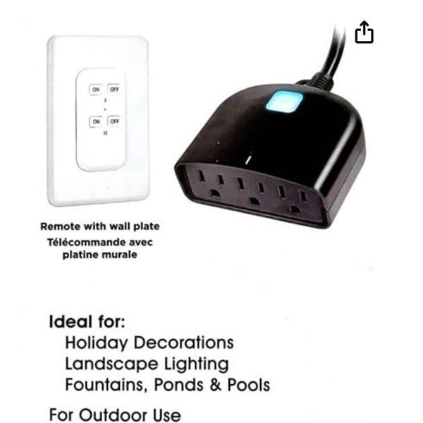 Prime WiFi Smart Outlets With Remote Control, 2-Pack,