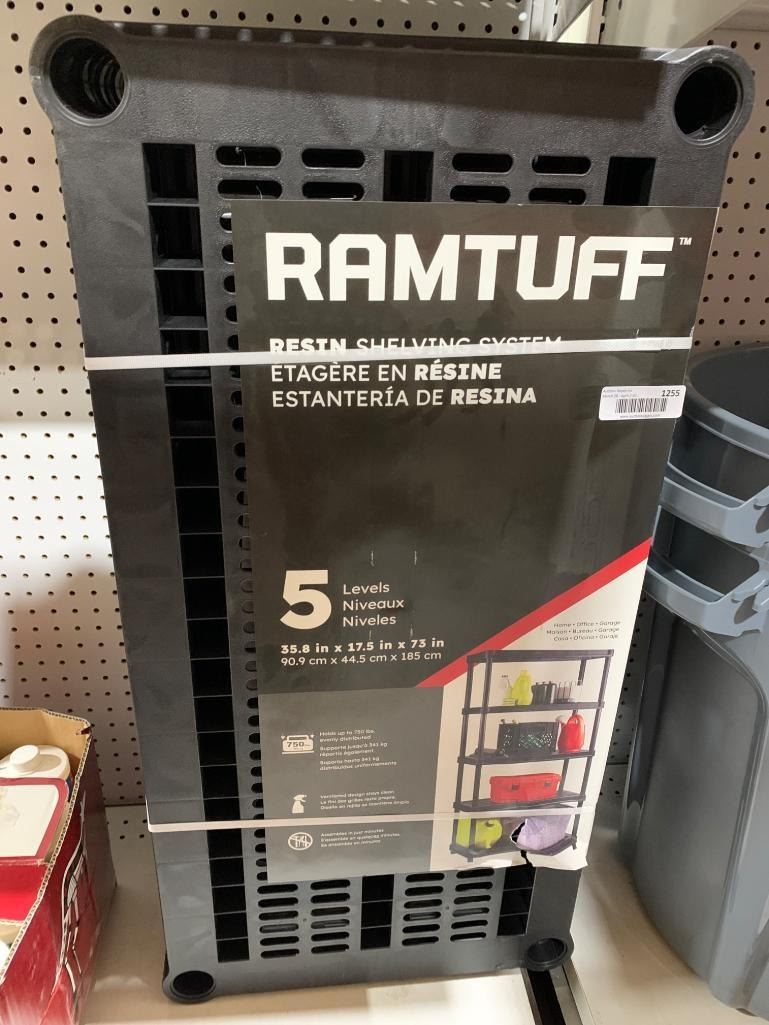 Ramtuff Resin Shelving System With 5 Levels