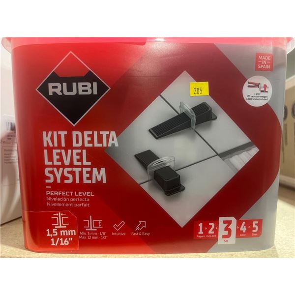 Rubi Kit Delta Level System for Tile Installation Set#3 1/16″ 1 Pack