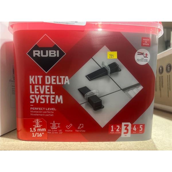 Rubi Kit Delta Level System for Tile Installation Set#3 1/16″ 1 Pack