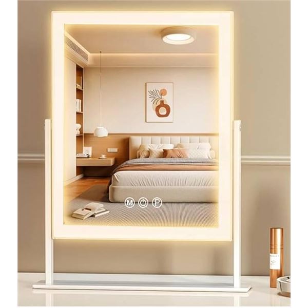 Hollywood Makeup Mirror with Light Strip and Free Compact Magnifier