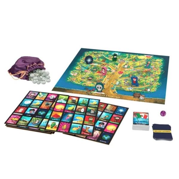 Deluxe Loteria and Snakes & Ladders Game Set