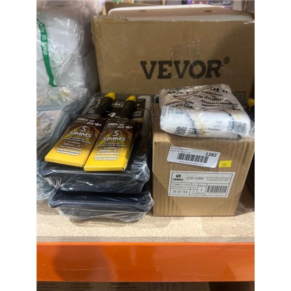 Simms Painting Tools Set with Ultra Grip Brushes and Golden Touch Rollers