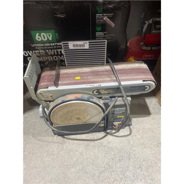 Mastercraft Belt and Disc Sander Model 55-3554-4 120V 6.0A