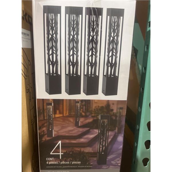 Set of 4 Solar Pathway Lights with LED, 20 Lumens Output