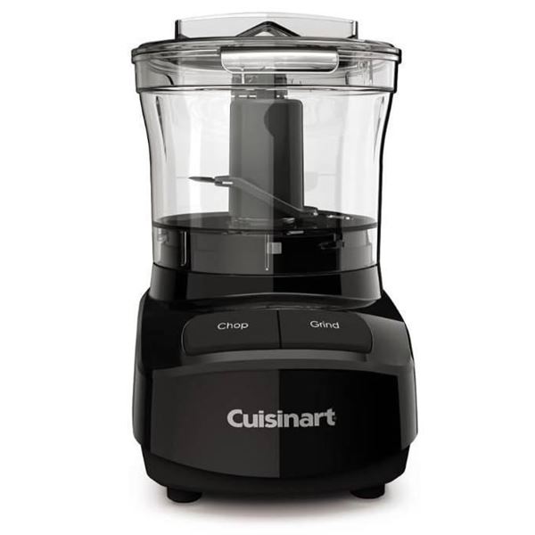 Cuisinart 3-Cup (700 mL) Mini Chopper With Black Locking Lid