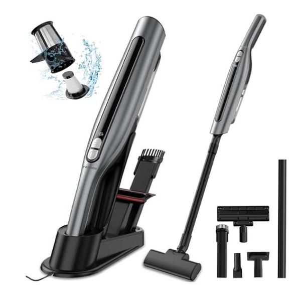 Yeahco Wireless Handheld Vacuum Cleaner with Multiple Attachments