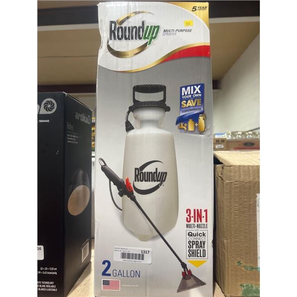 Roundup 2-Gallon Multi-Purpose Sprayer with 3-in-1 Multi-Nozzle