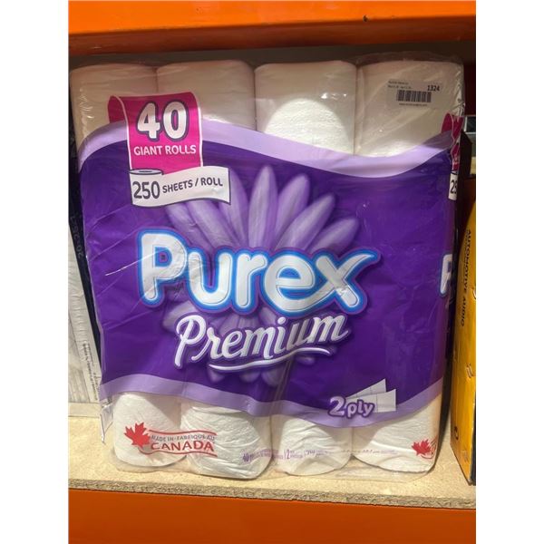 Purex Premium Bathroom Tissue, 2-Ply, 40 Giant Rolls