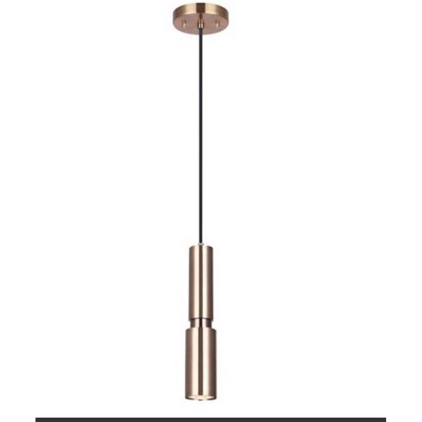 Canarm Mia Gold Contemporary Cord Mount 1-Light Pendant Light