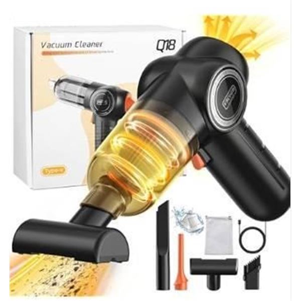 Q18 Handheld Vacuum Cleaner with USB-C Type Charging Port
