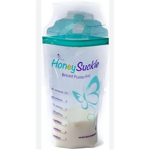 Honeysuckle Breast Pump Bags, 4×50-Count