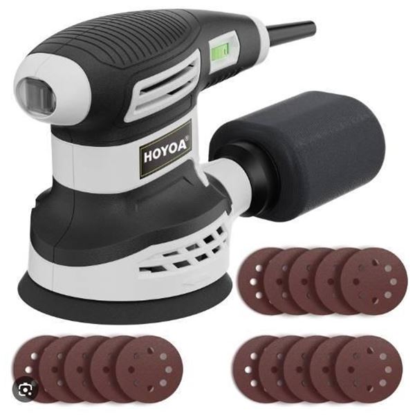 Hoyoa AC Random Orbital Sander with 14000 RPM Speed – Model 1411